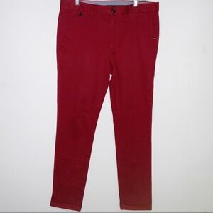 Tommy Hilfiger red chino pants